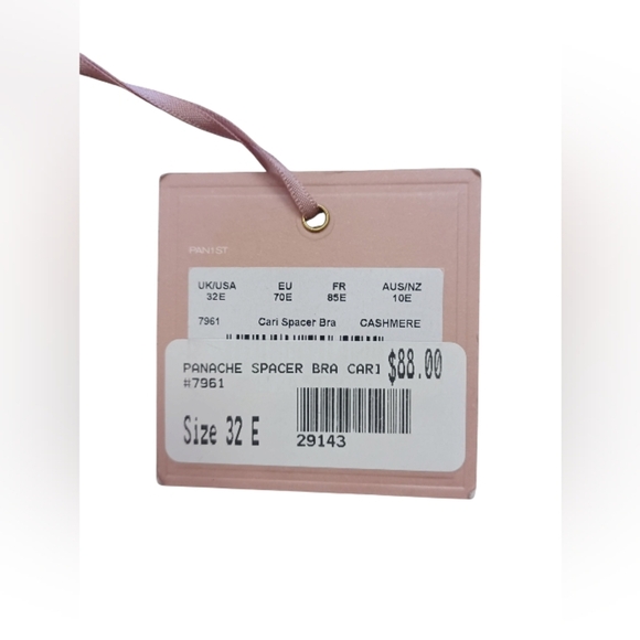 Panache NWT Cari Spacer Cashmere Bra Nude Size 32E - Picture 5 of 6